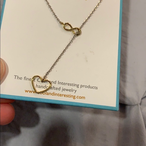 Cai Infinity and heart necklace NWT - Picture 2 of 2
